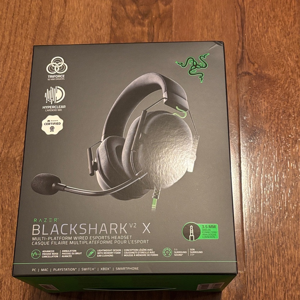 Razer BlackShark V2 X Wired Headset Multiplatform
